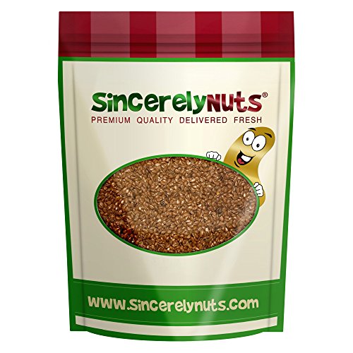 Sincerely Nuts Brown Flax Seeds - 3 Lb. Bag- Exceptional Taste & Freshness - Bursting with Omega 3 - Fiber & Minerals - 100% Kosher Certified!… - Thumbnail 2