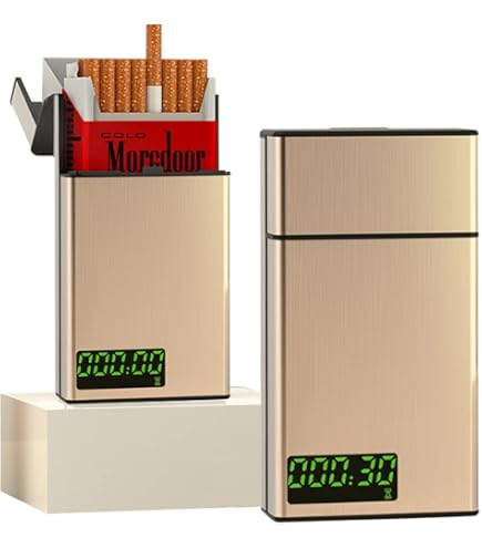 Amazon.com: Cigarette Time Lock Box, Timed Cigarette Box, Quit Box, Smoking  Cessation Aid, Cigarette Storage Box Full Pack 20 Capacity : Health &  Household