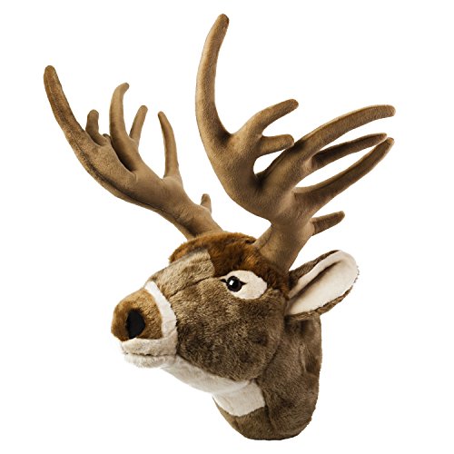 BRUBAKER Plush Buck Deer Head Stuffed Animal Wall Toy Wall Mount Buy