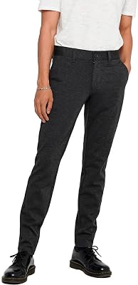 Homme Onsmark Slim Gw 0209 Noos Pantalon Chino, Mélange De Gris Foncé., 36W / 36L EU