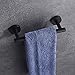 Hoooh 9-Inch Matte Black Towel Bar for Kitchen or Bathroom - Stainless Steel Hand Towel Holder Contemporary Style Wall Mount, A100L23-BK
