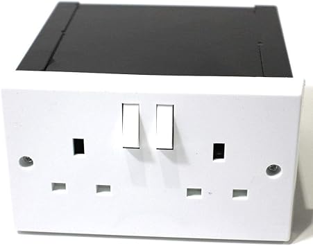 Caja fuerte camuflada de enchufe doble de pared: Amazon.es: Bricolaje y herramientas