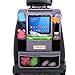 SURDOCA Upgraded Car Organizer with 11-inch Tablet Holder, 8 Pockets, Car Seat Protector for Road Trips - Car Storage and Organizers for Kids