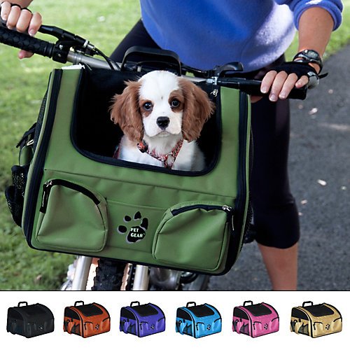 Pet Gear Pet Bike Basket 3in1 Car Seat / Carrier / Bike Basket for cats and dogs up to 15