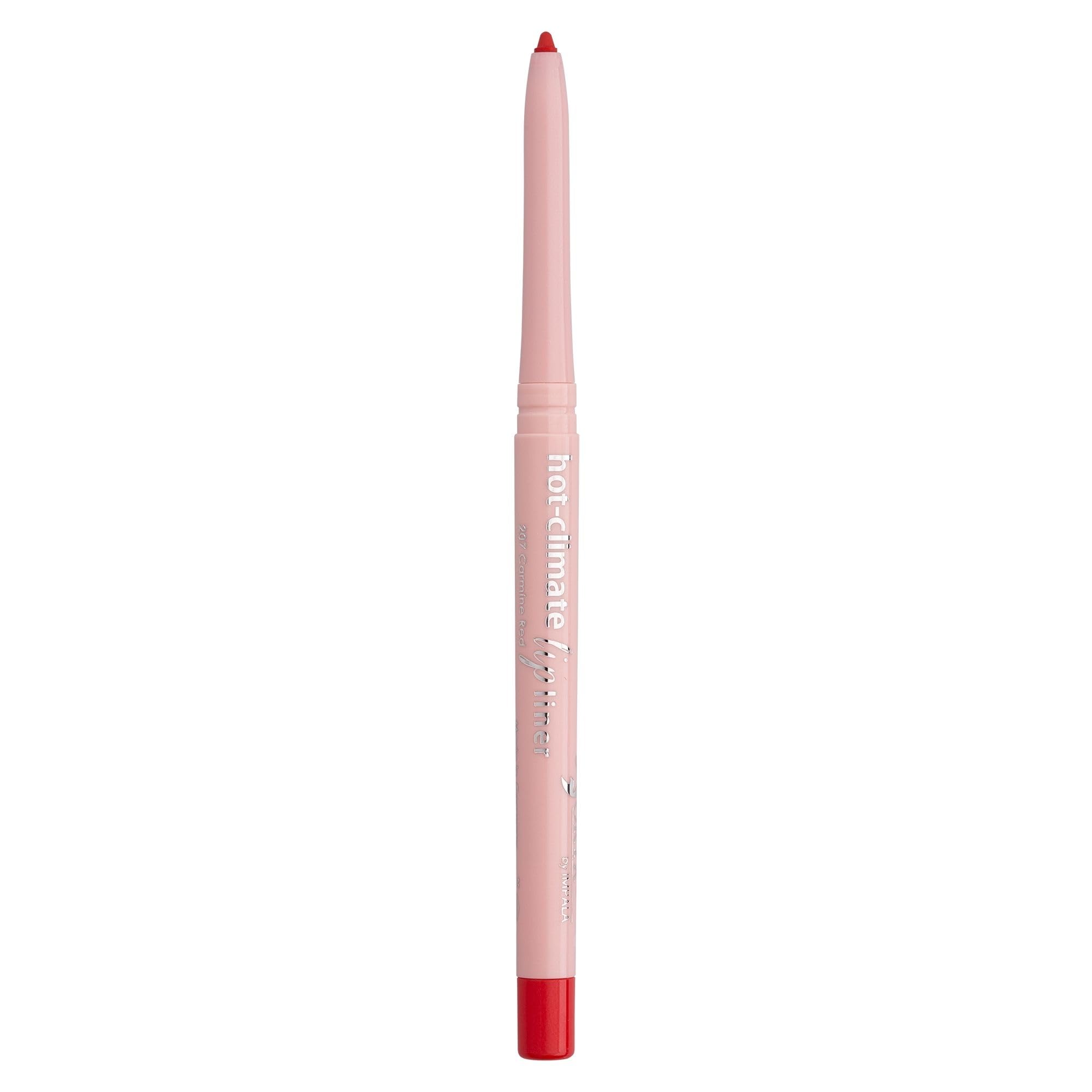 Impala - ORYX Automatic Lip Pencil Carmine Red Colour No. 207 | Super Heat Resistant | Water Resistant Profiler | Waterproof Lip Pencil | Long Lasting Liner