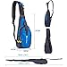 Sling Bag Chest Shoulder Unbalance Gym Fanny Backpack Sack Satchel Outdoor Bike nylon fabric Orange, by LC Prime