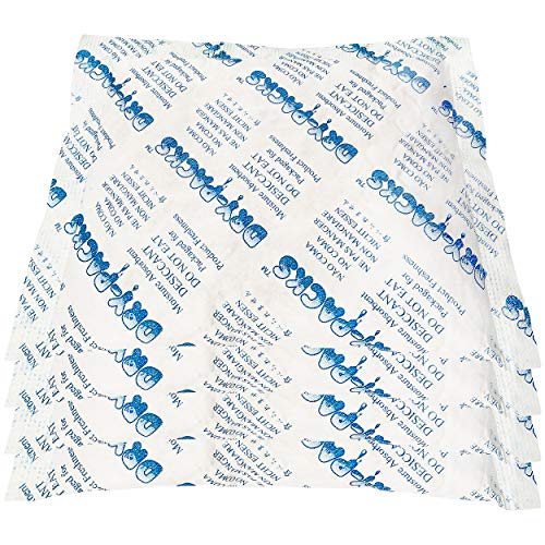 4 pack of 112 Gram Silica Gel Desiccant Packets 6" x 4.5" By DryPacks