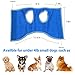 LotFancy Dog Cooling Vest Jacket Coats Swamp Cooler for Puppies Cats Kittens Pets (Blue, Small 7.8”-9”)