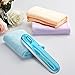 Toothbrush Case, eJiasu Toothbrush Holder Travel(Blue)