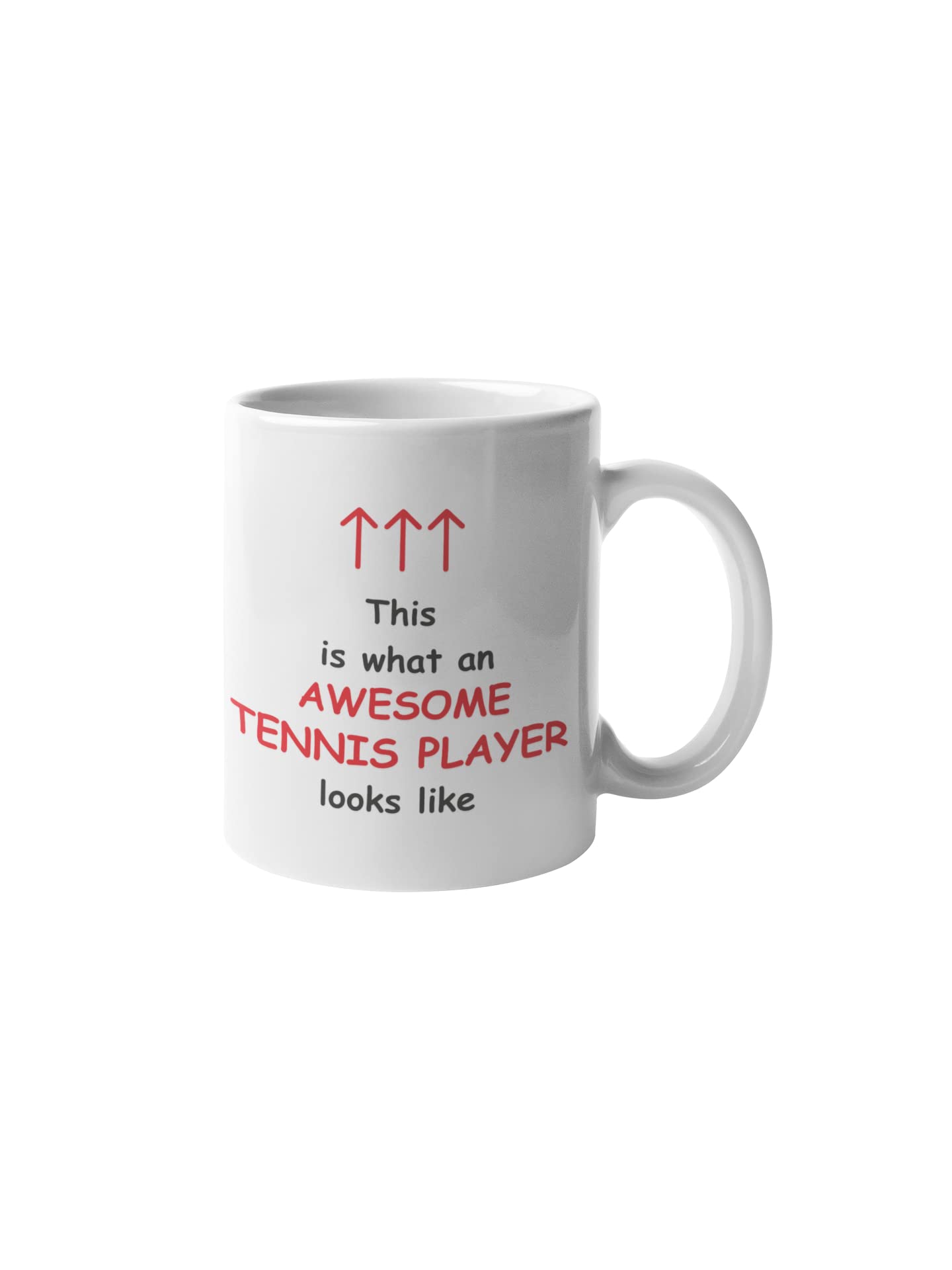 Super Lemon This is What an Awesome Sports Man Looks Like Mug Mothers Day Fathers Day Christmas Secret Santa Birthday Footballer Rugby Cricket Swimming Cycling (Awesome Tennis Player)