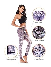 Chisportate - Leggings de yoga de cintura alta para mujer