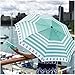 VINRELLA Seaside Blue Wine Bottle Umbrella, UV-Blocking, Waterproof, Portable, Lightweight, Fun Gift