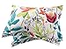 YMY Lightweight Microfiber Bedding Duvet Cover Set, Floral Printing Pattern (White, Queen)