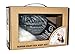 Super Soft Chunky Yarn Pom Pom Beanie DIY Knit Kit, Large Wood Knitting Needles (Heather Grey)