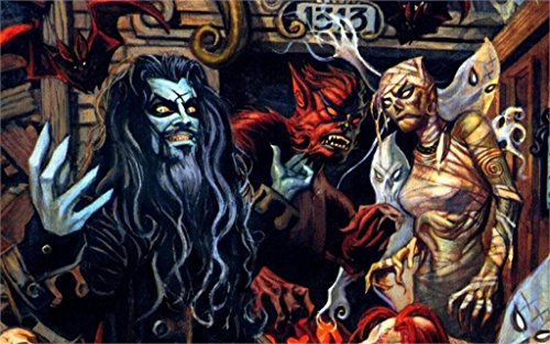 Lightningstore Dark ROB Zombie ART Dark Monster Decor Canvas Poster Print 24 X 36- Super Cool Poster - Made of High Quality Silk Cloth