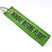Rotary13B1 - Remove Before Flight Keychain - Lime Green