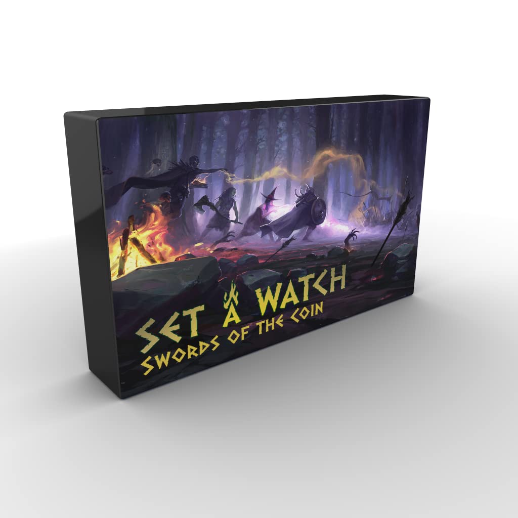 Rock Manor Games | Set A Watch: Swords of the Coin | Cooperative Board Game | Ages 14+ | 1-4 Players | 60+ Minutes Playing Time
