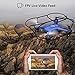 2019 Update Mini Drones with Camera for Kids/Beginners, FPV Drone WiFi Real-time Video Feed, One Key Take Off/Landing, APP Control Quadcopter, RC Helicopter Easy Fly is a Funny Gift for him(AT-96)