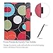ProCase for iPad Pro 9.7 Case 2016 (Old Model), PU Leather Stand Folio Cover for iPad Pro 9.7 Inch (A1673/A1674/A1675) with 3 Viewing Angles & Pencil Holder & Document Card Pocket -Circles