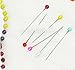 Head Pins/Push pins - 520 Pieces with Multi Color Plastic Round Heads