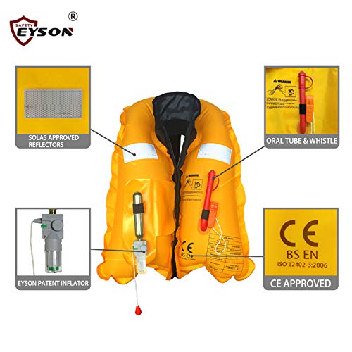 Eyson Inflatable Life Jacket Life Vest PFD Highly Visible Automatic