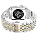 AmzAokay Bands Compatible with Apple Watch 38mm 40mm 42mm 44mm Women Men, iWatch Strap Stainless Steel Metal Sport Bracelet with Butterfly Clasp Replacement Wristband for iWatch Series 4 3 2 1 Sport