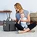 Skip Hop Greenwich Simply Chic Diaper Tote, Smoke