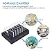 Marstree 7 Port USB Charging Station Multi Device USB Charging Dock Station HUB Desktop Charging Stand Organizer Compatible for iPhone ipad Airpods iwatch Kindle Tablet Multiple Devices