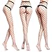 Ypser Fishnet Tights Mesh Stockings Sparkle Rhinestone Glittering Net Pantyhose