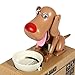 Sizet Mechanical Save Adorable Robotic Hungry Dog Saving Bank Coin Gift Box Collection Piggy Bank