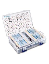 Kit de diversión con módulo Electronics Component de fuente de alimentación con cable de puente de 830 puntos de unión, tablero de alambre, potenciómetro de precisión, resistencia para arduino, frambuesa pi.
