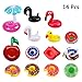 WSXUS Drink Pool Floats, Inflatable Drink Holders 14 Packs - Inflatable Cup Coasters for Party and Kids Bath Toys , Party Supplies for Pool Beach Shower Spa Festival Holiday Vacation Birthday Gift