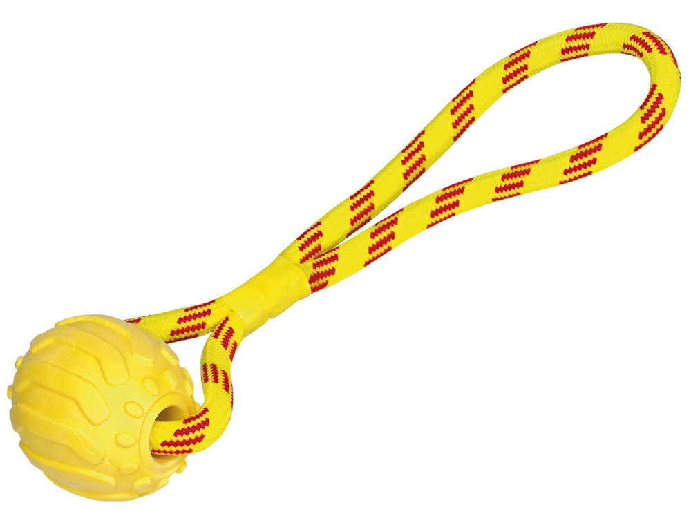 Nobby TPR Foam Ball with Rope 37 cm