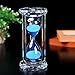 KOZYHOUSE 30 Minute Hourglass Timer with Blue Sand and Gift Box