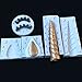DOYOLLA Unicorn Party Cake Topper Unicorn Horn Ears Eyelash Chocolate Candy Molds Pack of 5