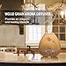 Oil Diffuser Essential Oils, Paxamo 300ml Natural Oil Diffusing Ultrasonic Aroma Diffuser Air Humidifier for Home, Office, Spa, Gym