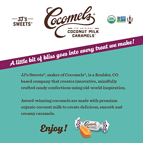 image for Cocomels Coconut Milk Caramels, Original Flavor, Organic Candy, Dairy 