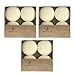 Mega Candles 12 pcs Unscented Ivory Floating Candles, Hand Poured Wax Candle 3 Inch Diameter, Home Décor, Wedding Receptions, Occasions, Festivities, Events, Meditations, Tranquility, Spa