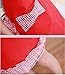LEMO Ushoppingcart New fashion women ladies Sweet Cotton Grid Pattern Housewife home chef cooking apron Working Chefs Kitchen Cooking Cook Women's Bib Apron with Bowknots Pockets
