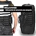 Hoanan 2 Pack Molle Pouch Tactical EDC Pouch Admin Organizer Gadget Gear Pouch for Military Backpack(2 Pack-Black)
