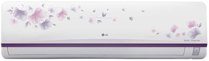 LG 1.5 Ton 3 Star Inverter Split AC (Copper, JS-Q18FUXD1, White Floral)