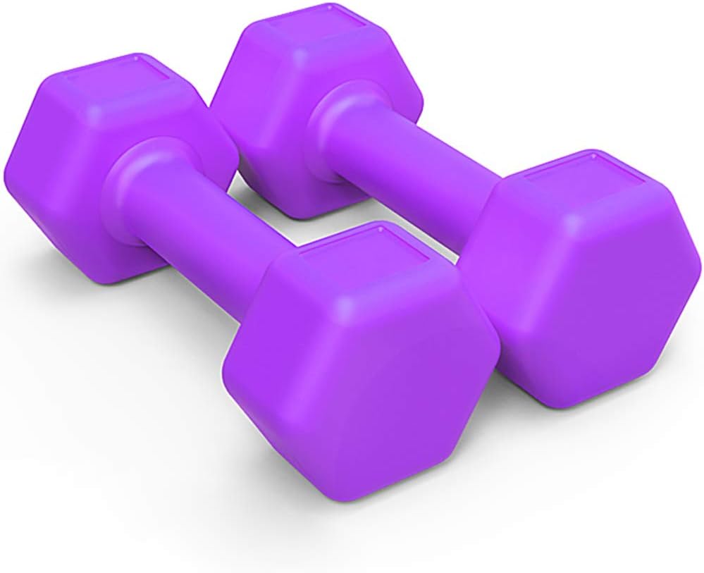 Ladies Hexagon Dumbbells, Core Abdominal Trainers Ergonomic Grip Dumbbells Arm Muscle Fitness for Weights Workout Lose Weight Body Sculpting Women