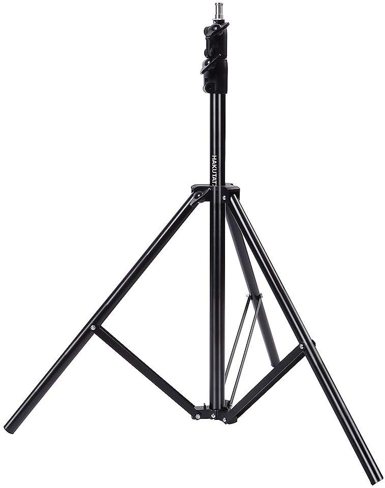 Spring Damped Light Stand Strong/Heavy Studio Light Stand Cushioned, Impact Proof, Adjustable Photography And Video 2.1m / 6.8Ft
