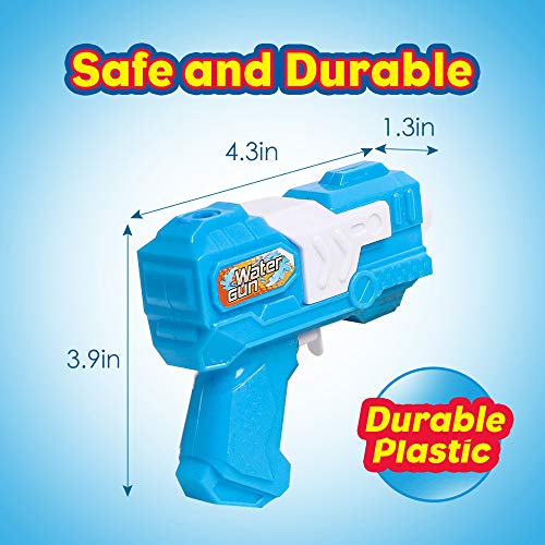 6 Pack Water Gun Blaster Soaker Squirt Guns Bulk for Water Fighting Summer Pool Beach Party Favors Toy for Kids Boy Girl