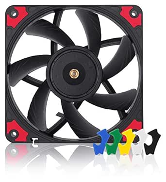 Noctua NF-A12x15 PWM chromax.black.swap, Ventilador Silencioso y Delgado, 4 Pines (120x15 mm, Negro)