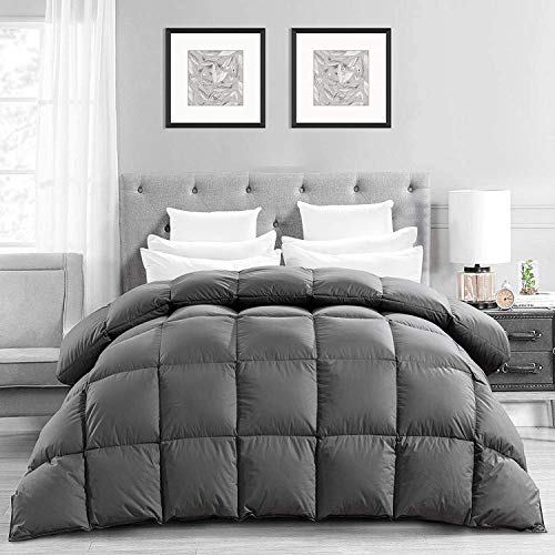 ROYALAY Feather and Down Comforter Queen Size Duvet Insert, All Season