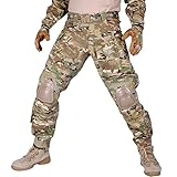 IDOGEAR G3 Army Combat Pants Knee Pads Multicam/Black Pro for Airsoft Hunting Military Paintball Outdoor Camo Rip-Stop Tactical Trousers