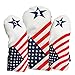 USA 1 3 5 Headcover Patriot Golf Vintage Retro U.S.A Leather Style Patriotic Driver Fairway Wood Head Cover