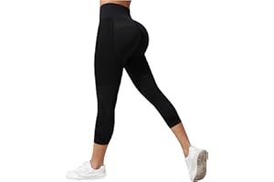 3D Compression AntiCellulite Leggings for Women High Waisted Butt Lifting Yoga Capri Pants Workout Tummycontrol