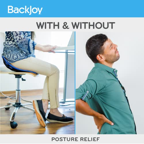 Backjoy Posture Seat Pad Ergonomic Pressure Relief, Hip & Pelvic